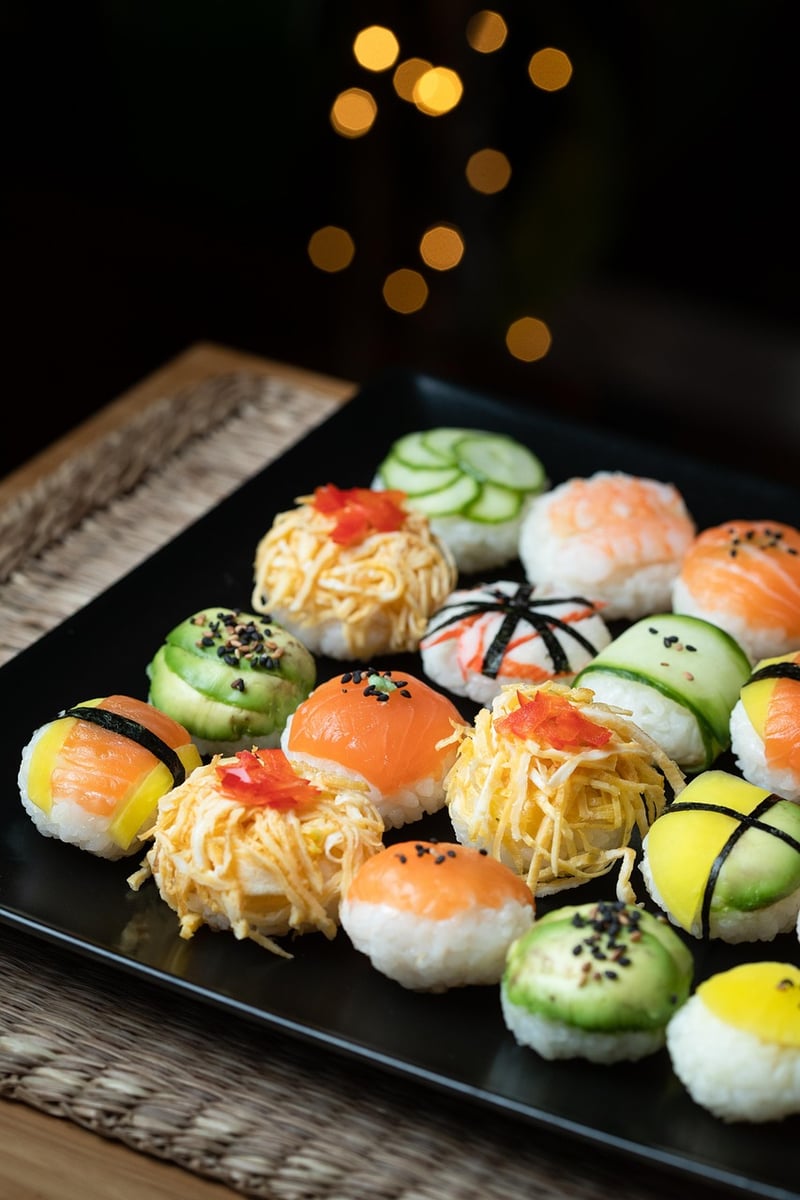 Japanese sushi platter